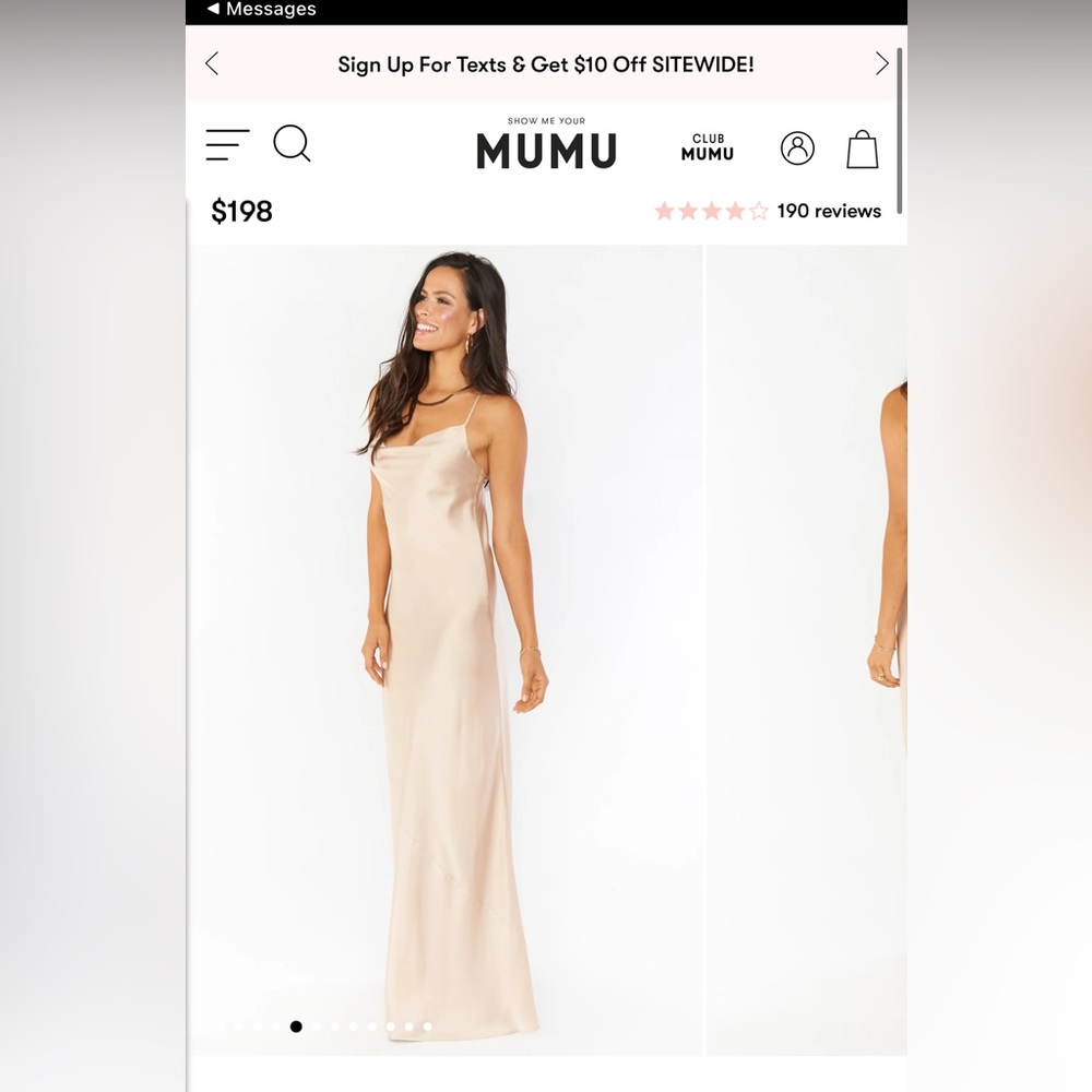 SHOW ME YOUR MUMU Tuscany Maxi Slip Dress